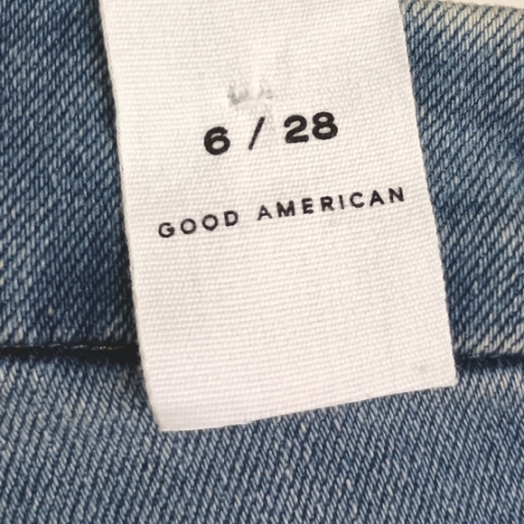 NWT Good American Good Legs Distressed Knee Skinny Jeans $155 - Picture 9 of 11